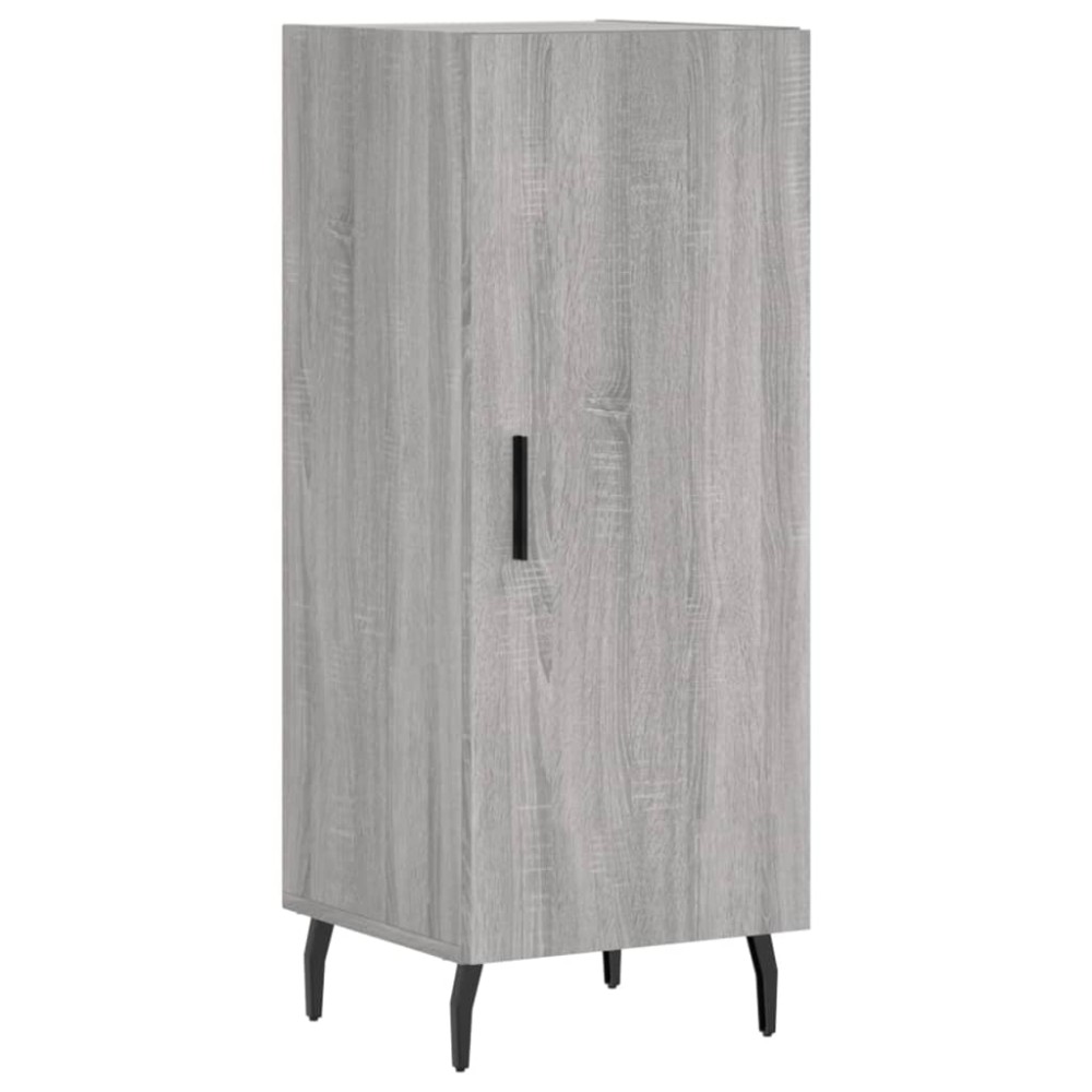 vidaXL Ντουλάπι Γκρι Sonoma 34,5x34x90 εκ. από Επεξεργασμένο Ξύλο