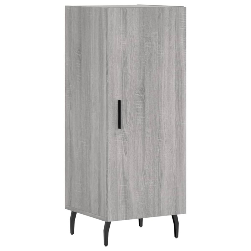 vidaXL Ντουλάπι Γκρι Sonoma 34,5x34x90 εκ. από Επεξεργασμένο Ξύλο