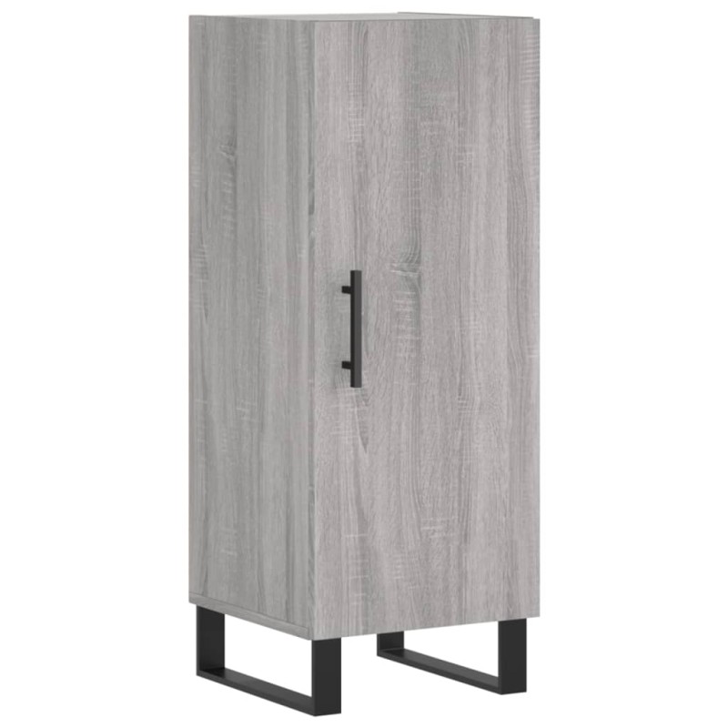 vidaXL Ντουλάπι Γκρι Sonoma 34,5x34x90 εκ. από Επεξεργασμένο Ξύλο