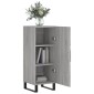 vidaXL Ντουλάπι Γκρι Sonoma 34,5x34x90 εκ. από Επεξεργασμένο Ξύλο