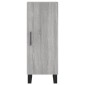 vidaXL Ντουλάπι Γκρι Sonoma 34,5x34x90 εκ. από Επεξεργασμένο Ξύλο