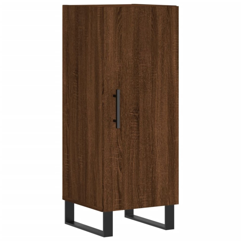 vidaXL Ντουλάπι Καφέ Δρυς 34,5 x 34 x 90 εκ. Επεξεργασμένο Ξύλο
