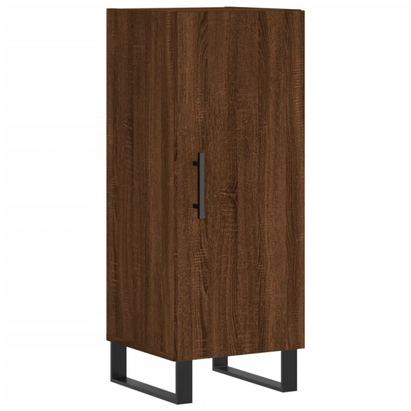 vidaXL Ντουλάπι Καφέ Δρυς 34,5 x 34 x 90 εκ. Επεξεργασμένο Ξύλο