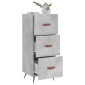 vidaXL Ντουλάπι Γκρι Σκυροδέματος 34,5x34x90 εκ. Επεξεργασμένο Ξύλο