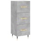 vidaXL Ντουλάπι Γκρι Σκυροδέματος 34,5x34x90 εκ. Επεξεργασμένο Ξύλο