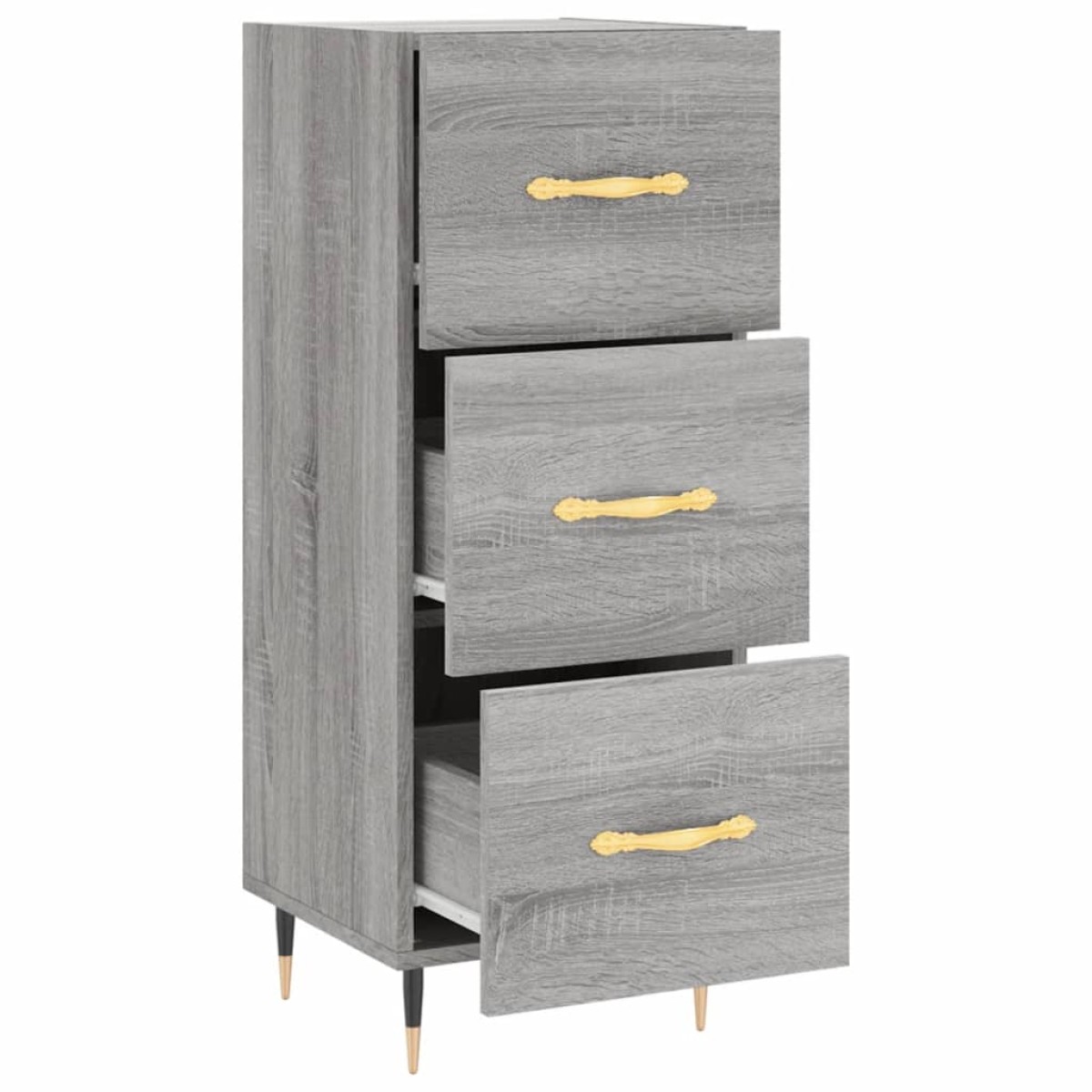 vidaXL Ντουλάπι Γκρι Sonoma 34,5x34x90 εκ. από Επεξεργασμένο Ξύλο