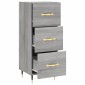 vidaXL Ντουλάπι Γκρι Sonoma 34,5x34x90 εκ. από Επεξεργασμένο Ξύλο