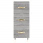vidaXL Ντουλάπι Γκρι Sonoma 34,5x34x90 εκ. από Επεξεργασμένο Ξύλο