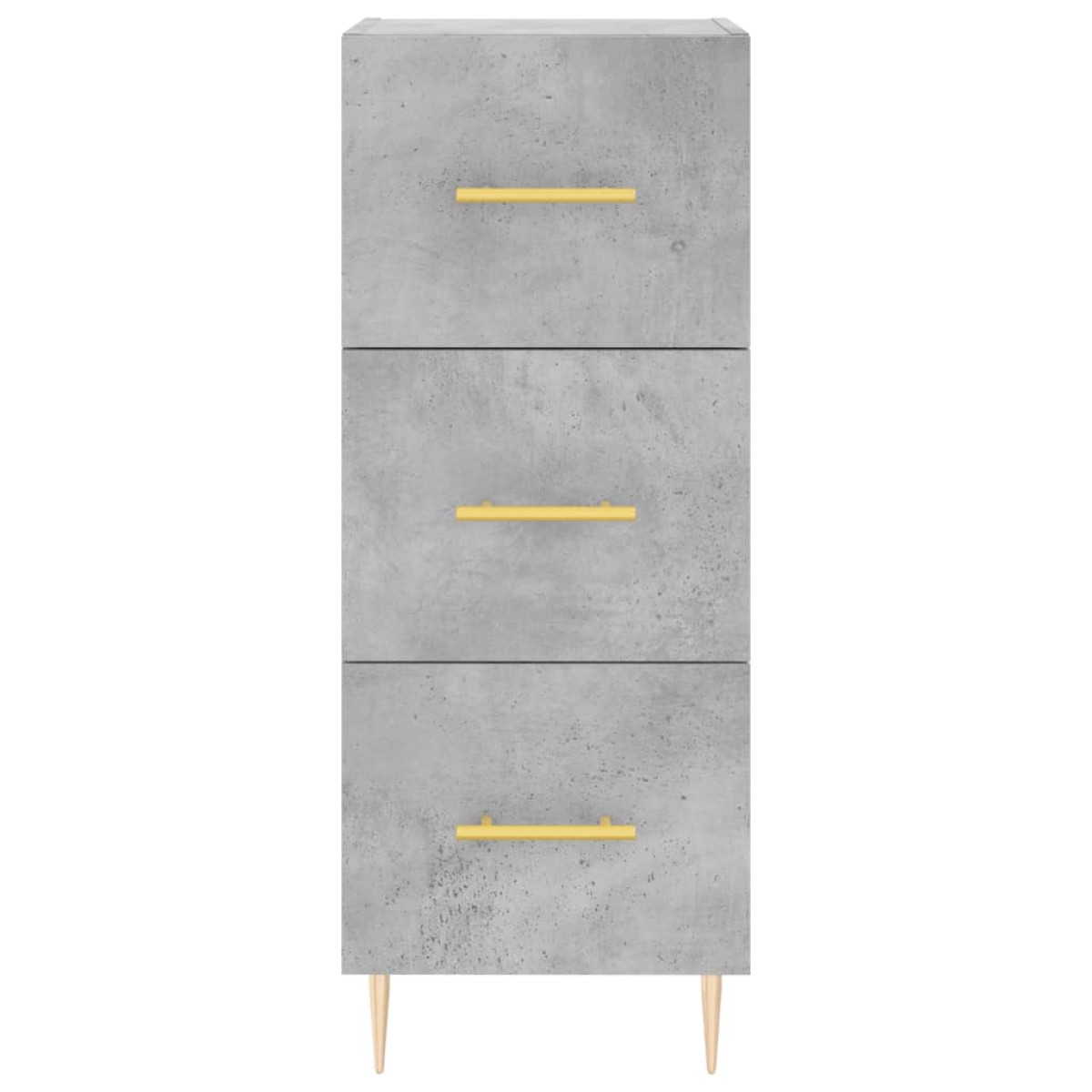 vidaXL Ντουλάπι Γκρι Σκυροδέματος 34,5x34x90 εκ. Επεξεργασμένο Ξύλο