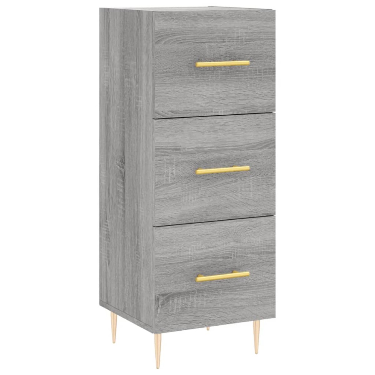 vidaXL Ντουλάπι Γκρι Sonoma 34,5x34x90 εκ. από Επεξεργασμένο Ξύλο