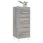 vidaXL Ντουλάπι Γκρι Sonoma 34,5x34x90 εκ. από Επεξεργασμένο Ξύλο