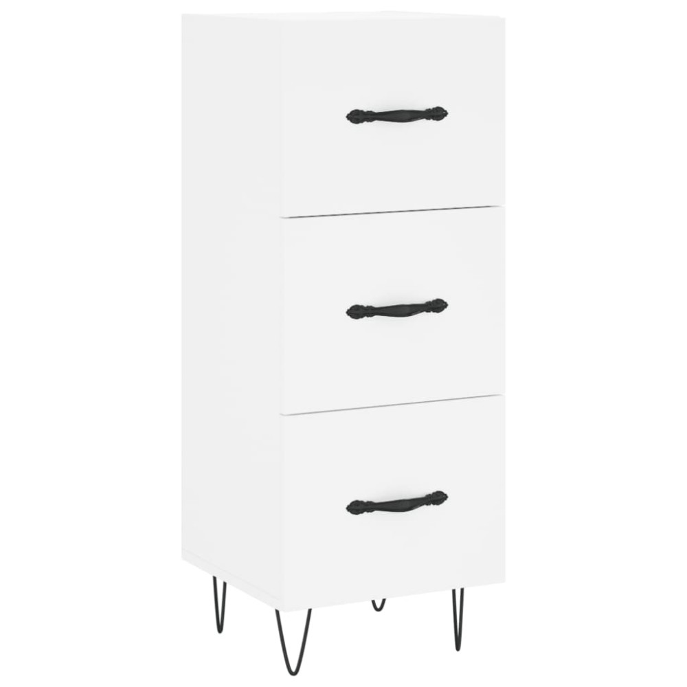 vidaXL Ντουλάπι Λευκό 34,5 x 34 x 90 εκ. από Επεξεργασμένο Ξύλο