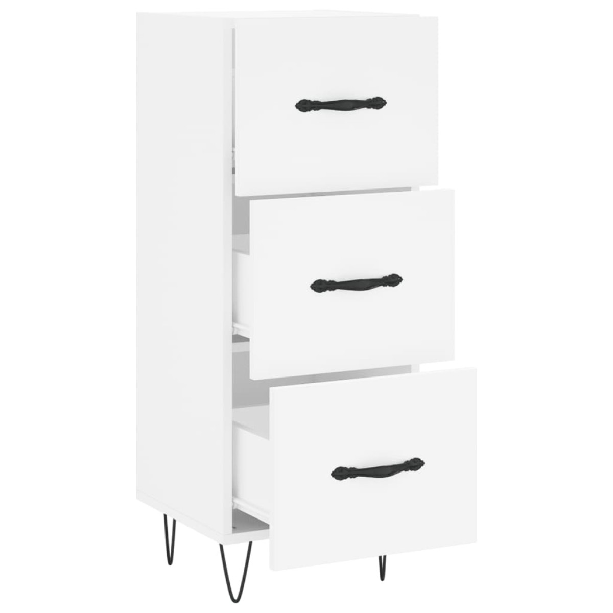 vidaXL Ντουλάπι Λευκό 34,5 x 34 x 90 εκ. από Επεξεργασμένο Ξύλο