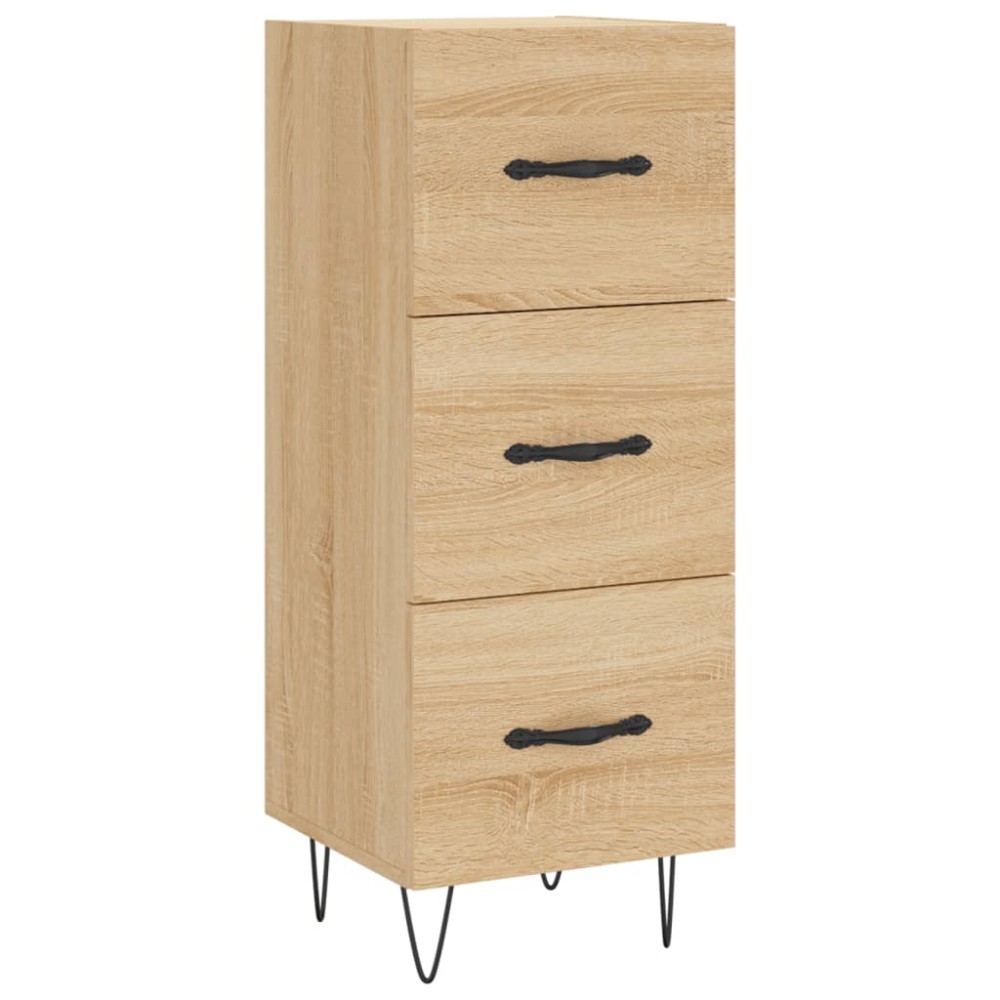 vidaXL Ντουλάπι Sonoma Δρυς 34,5x34x90 εκ. από Επεξεργασμένο Ξύλο