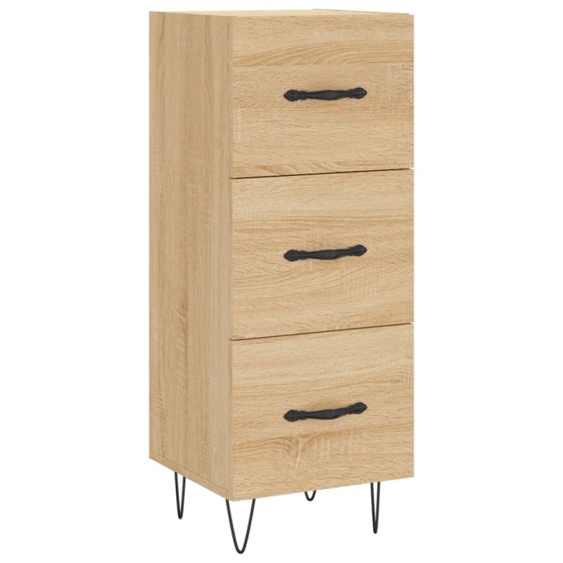 vidaXL Ντουλάπι Sonoma Δρυς 34,5x34x90 εκ. από Επεξεργασμένο Ξύλο