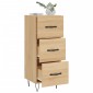 vidaXL Ντουλάπι Sonoma Δρυς 34,5x34x90 εκ. από Επεξεργασμένο Ξύλο