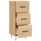 vidaXL Ντουλάπι Sonoma Δρυς 34,5x34x90 εκ. από Επεξεργασμένο Ξύλο