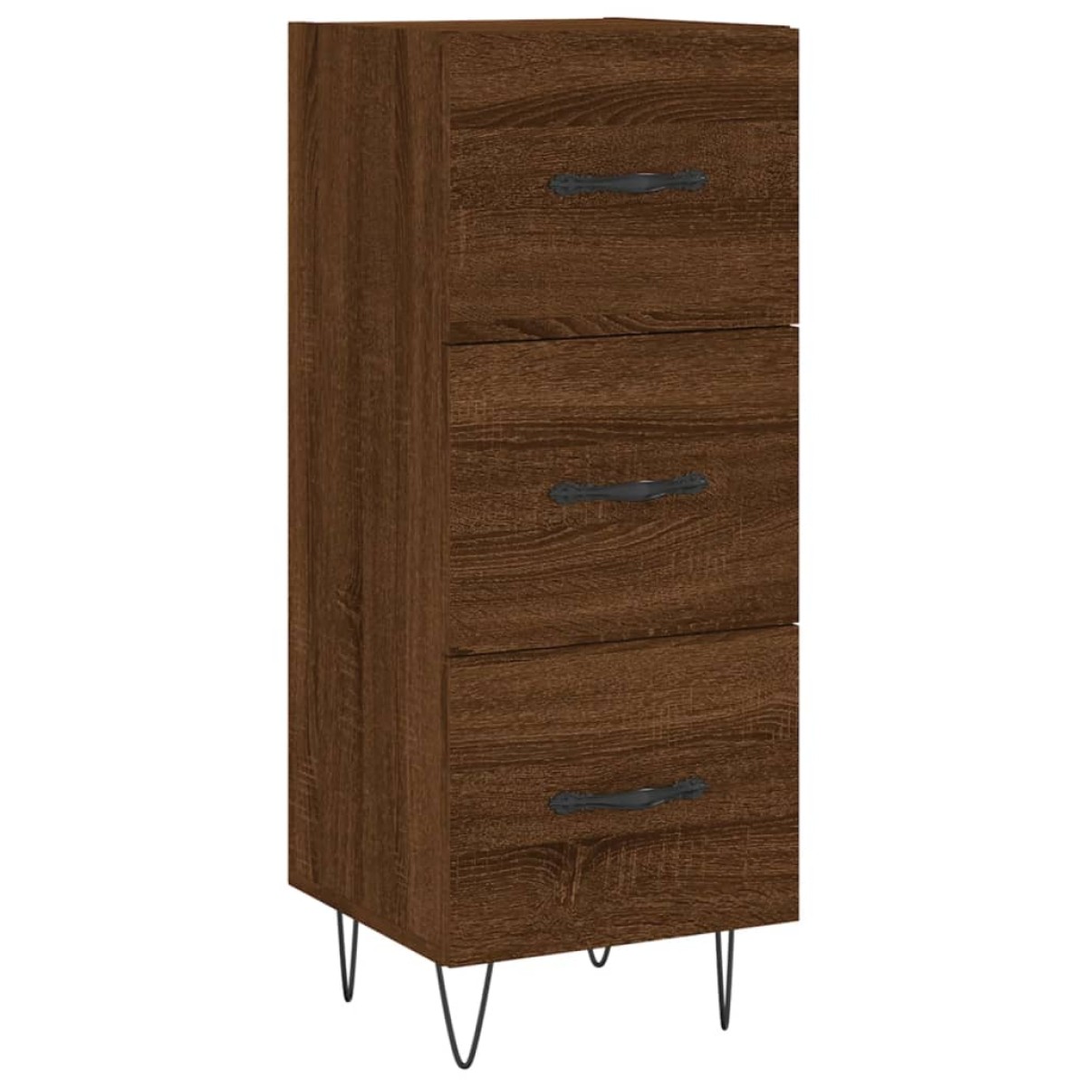 vidaXL Ντουλάπι Καφέ Δρυς 34,5 x 34 x 90 εκ. Επεξεργασμένο Ξύλο