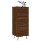 vidaXL Ντουλάπι Καφέ Δρυς 34,5 x 34 x 90 εκ. Επεξεργασμένο Ξύλο
