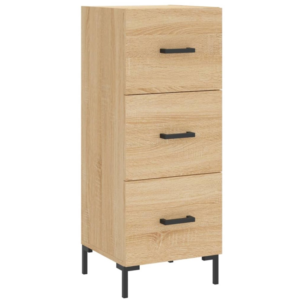 vidaXL Ντουλάπι Sonoma Δρυς 34,5x34x90 εκ. από Επεξεργασμένο Ξύλο