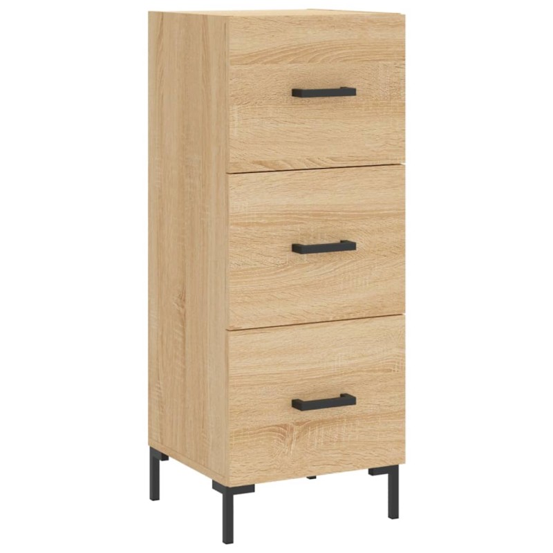 vidaXL Ντουλάπι Sonoma Δρυς 34,5x34x90 εκ. από Επεξεργασμένο Ξύλο