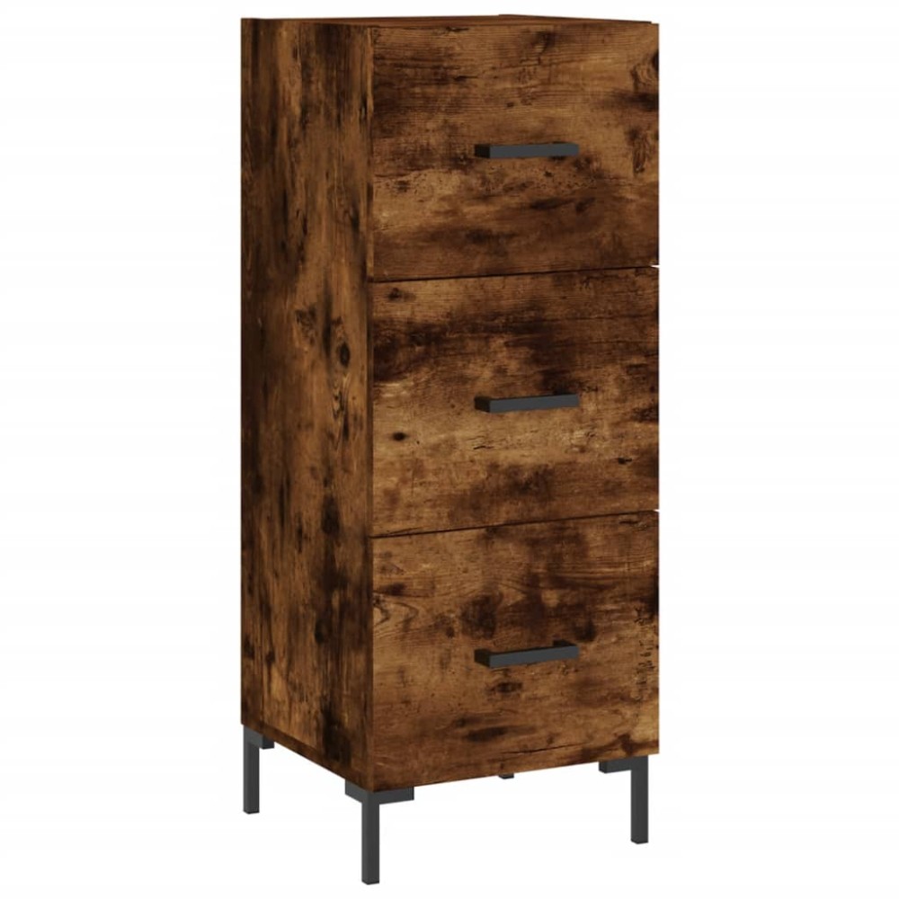 vidaXL Ντουλάπι Καπνιστή Δρυς 34,5 x 34 x 90 εκ. Επεξεργασμένο Ξύλο