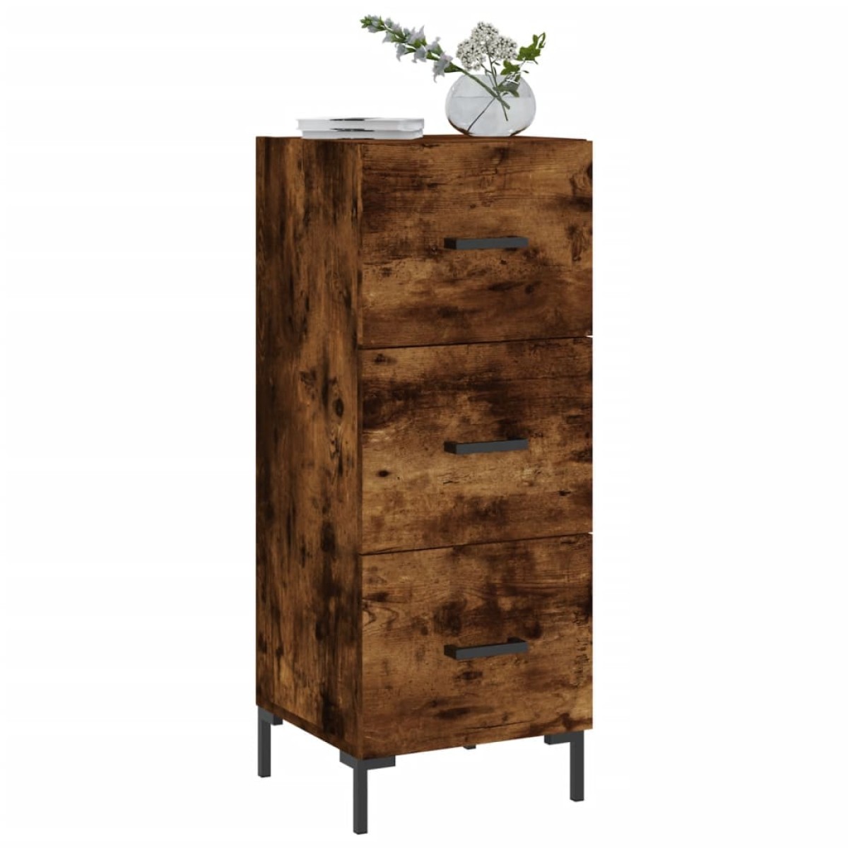 vidaXL Ντουλάπι Καπνιστή Δρυς 34,5 x 34 x 90 εκ. Επεξεργασμένο Ξύλο