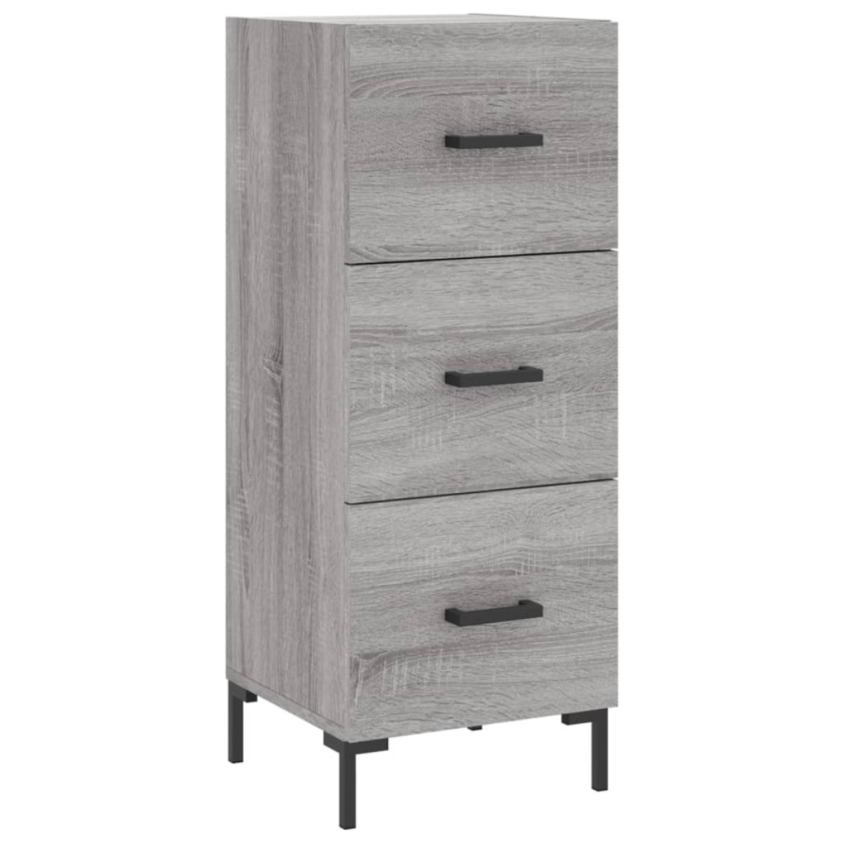vidaXL Ντουλάπι Γκρι Sonoma 34,5x34x90 εκ. από Επεξεργασμένο Ξύλο