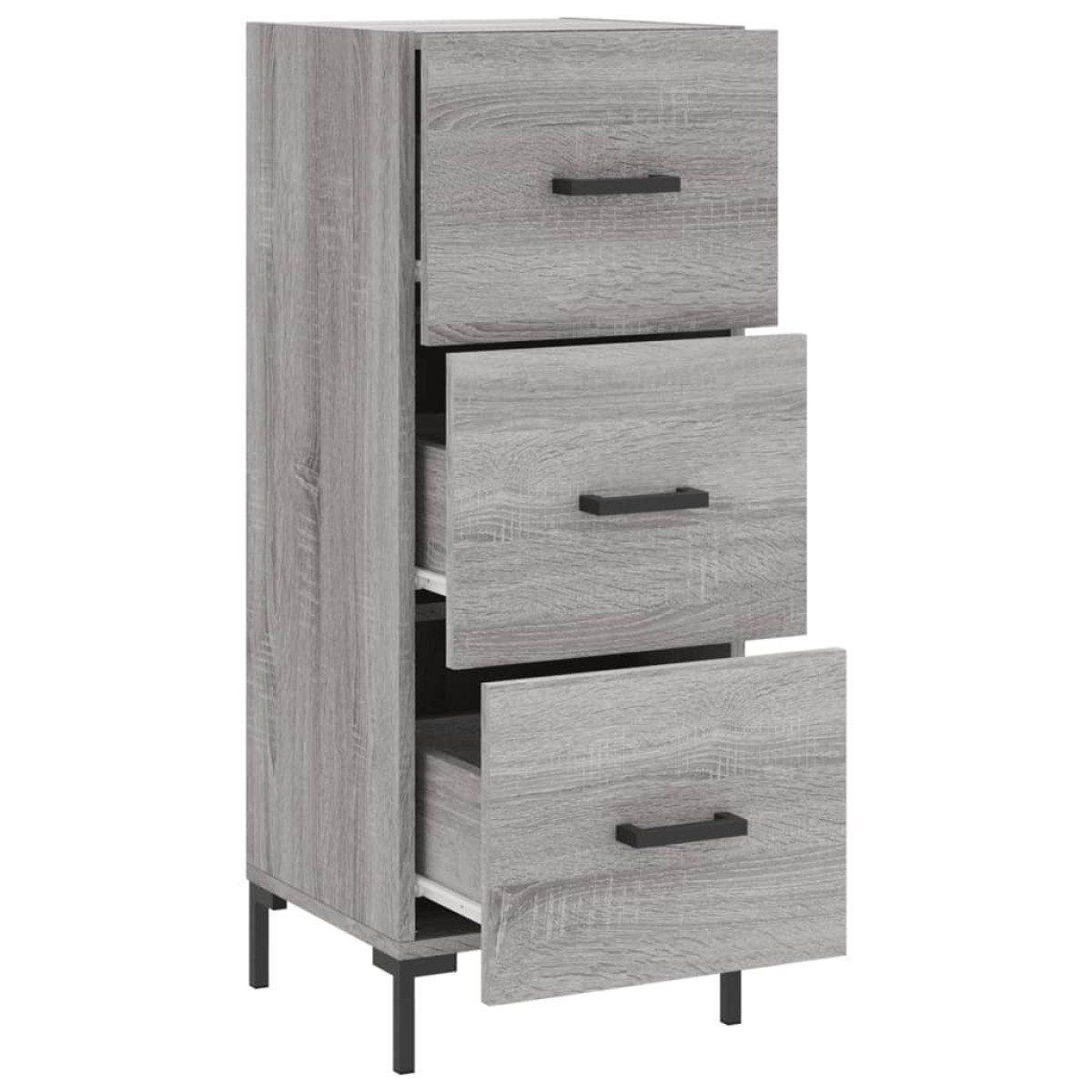 vidaXL Ντουλάπι Γκρι Sonoma 34,5x34x90 εκ. από Επεξεργασμένο Ξύλο