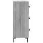 vidaXL Ντουλάπι Γκρι Sonoma 34,5x34x90 εκ. από Επεξεργασμένο Ξύλο