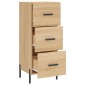 vidaXL Ντουλάπι Sonoma Δρυς 34,5x34x90 εκ. από Επεξεργασμένο Ξύλο