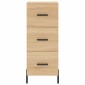 vidaXL Ντουλάπι Sonoma Δρυς 34,5x34x90 εκ. από Επεξεργασμένο Ξύλο
