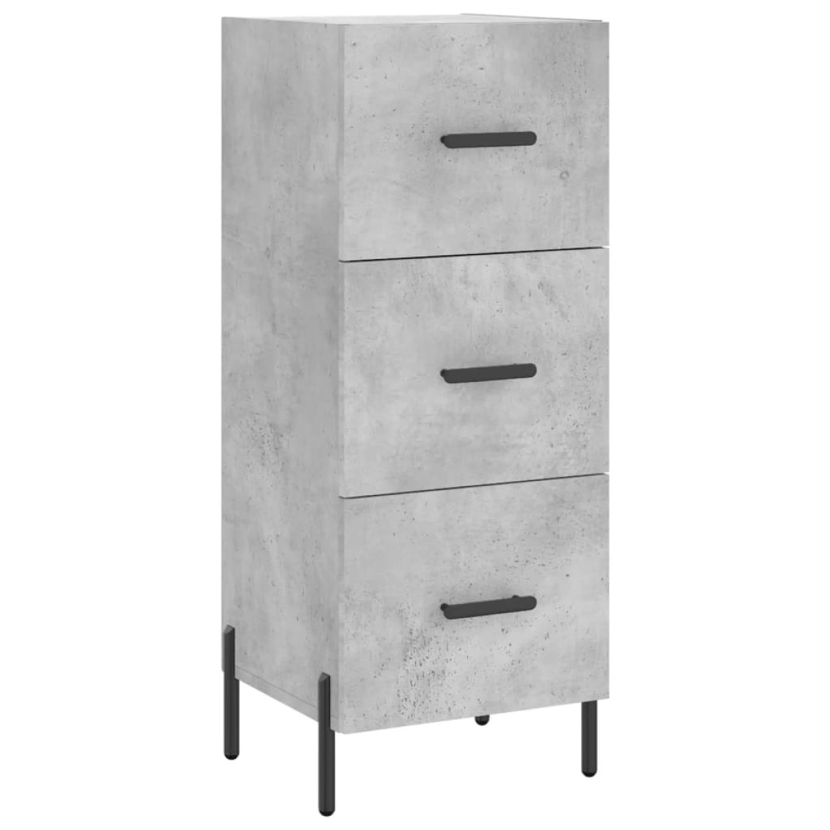 vidaXL Ντουλάπι Γκρι Σκυροδέματος 34,5x34x90 εκ. Επεξεργασμένο Ξύλο