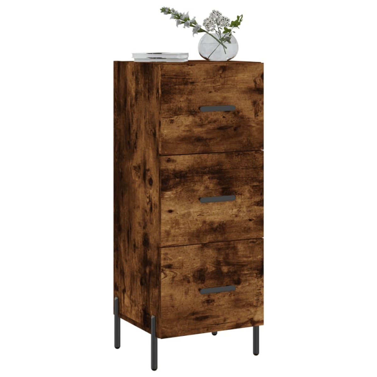 vidaXL Ντουλάπι Καπνιστή Δρυς 34,5 x 34 x 90 εκ. Επεξεργασμένο Ξύλο