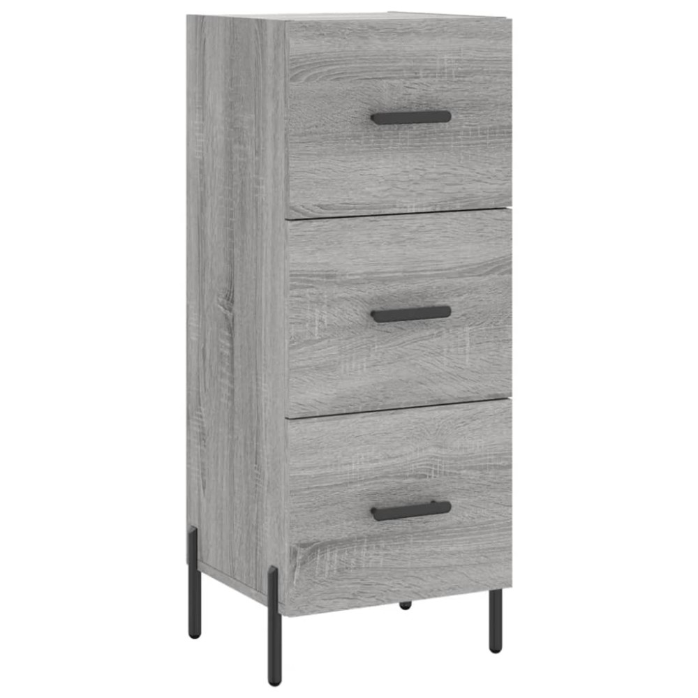 vidaXL Ντουλάπι Γκρι Sonoma 34,5x34x90 εκ. από Επεξεργασμένο Ξύλο