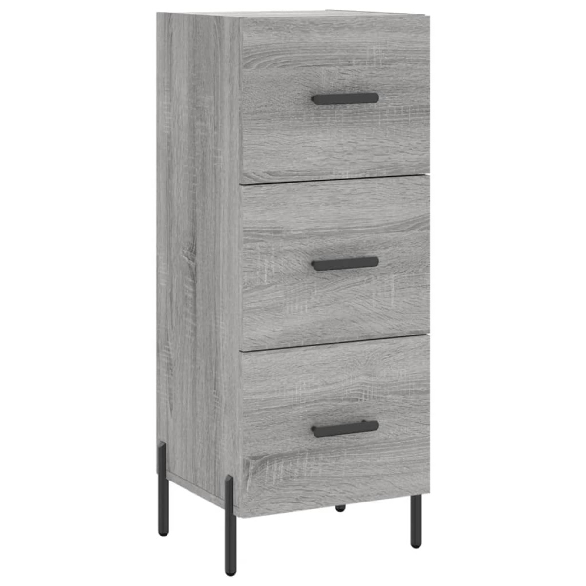 vidaXL Ντουλάπι Γκρι Sonoma 34,5x34x90 εκ. από Επεξεργασμένο Ξύλο