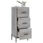vidaXL Ντουλάπι Γκρι Sonoma 34,5x34x90 εκ. από Επεξεργασμένο Ξύλο