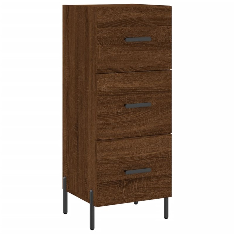 vidaXL Ντουλάπι Καφέ Δρυς 34,5 x 34 x 90 εκ. Επεξεργασμένο Ξύλο