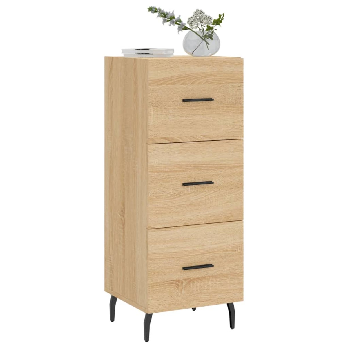 vidaXL Ντουλάπι Sonoma Δρυς 34,5x34x90 εκ. από Επεξεργασμένο Ξύλο