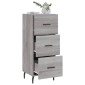 vidaXL Ντουλάπι Γκρι Sonoma 34,5x34x90 εκ. από Επεξεργασμένο Ξύλο