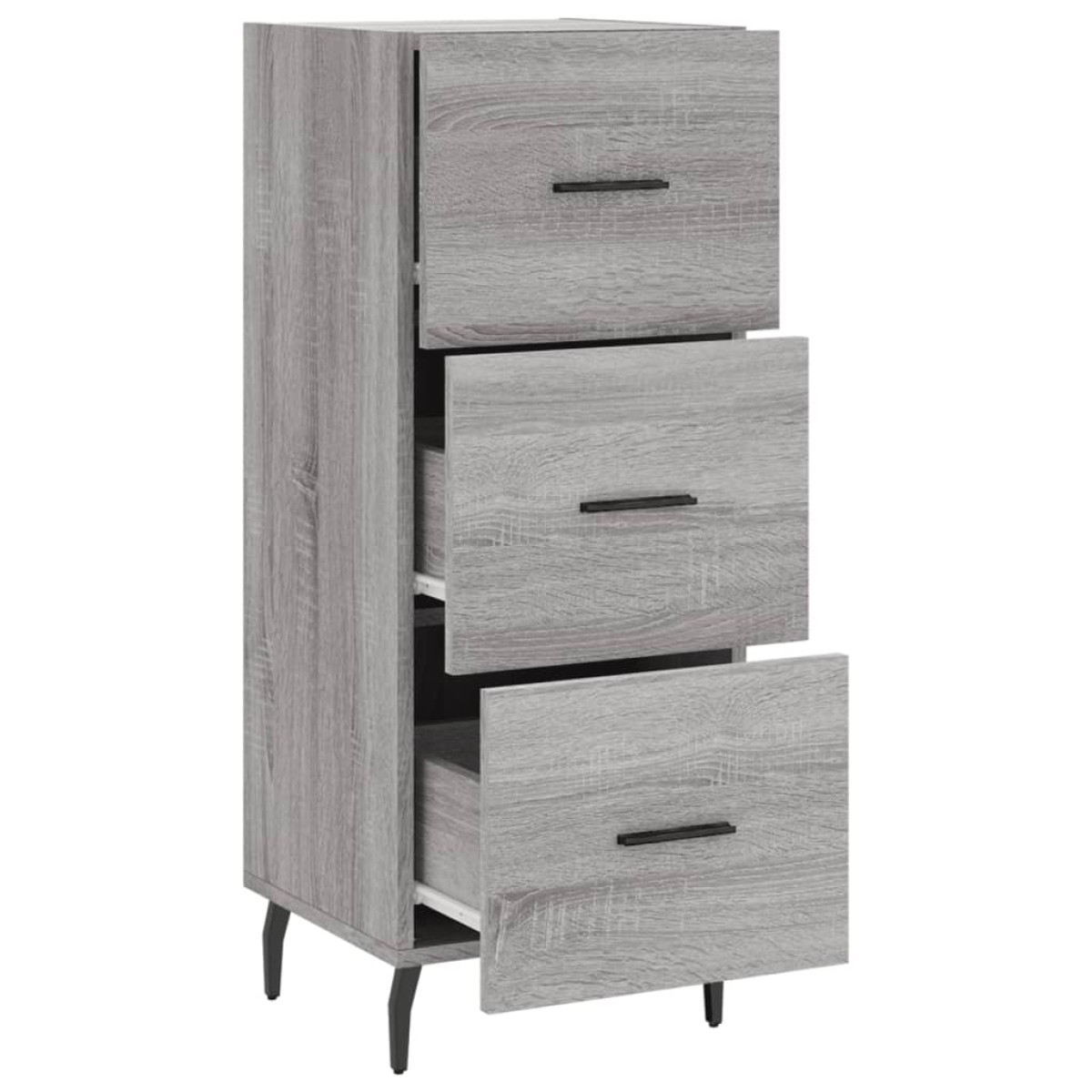 vidaXL Ντουλάπι Γκρι Sonoma 34,5x34x90 εκ. από Επεξεργασμένο Ξύλο