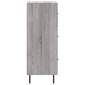vidaXL Ντουλάπι Γκρι Sonoma 34,5x34x90 εκ. από Επεξεργασμένο Ξύλο
