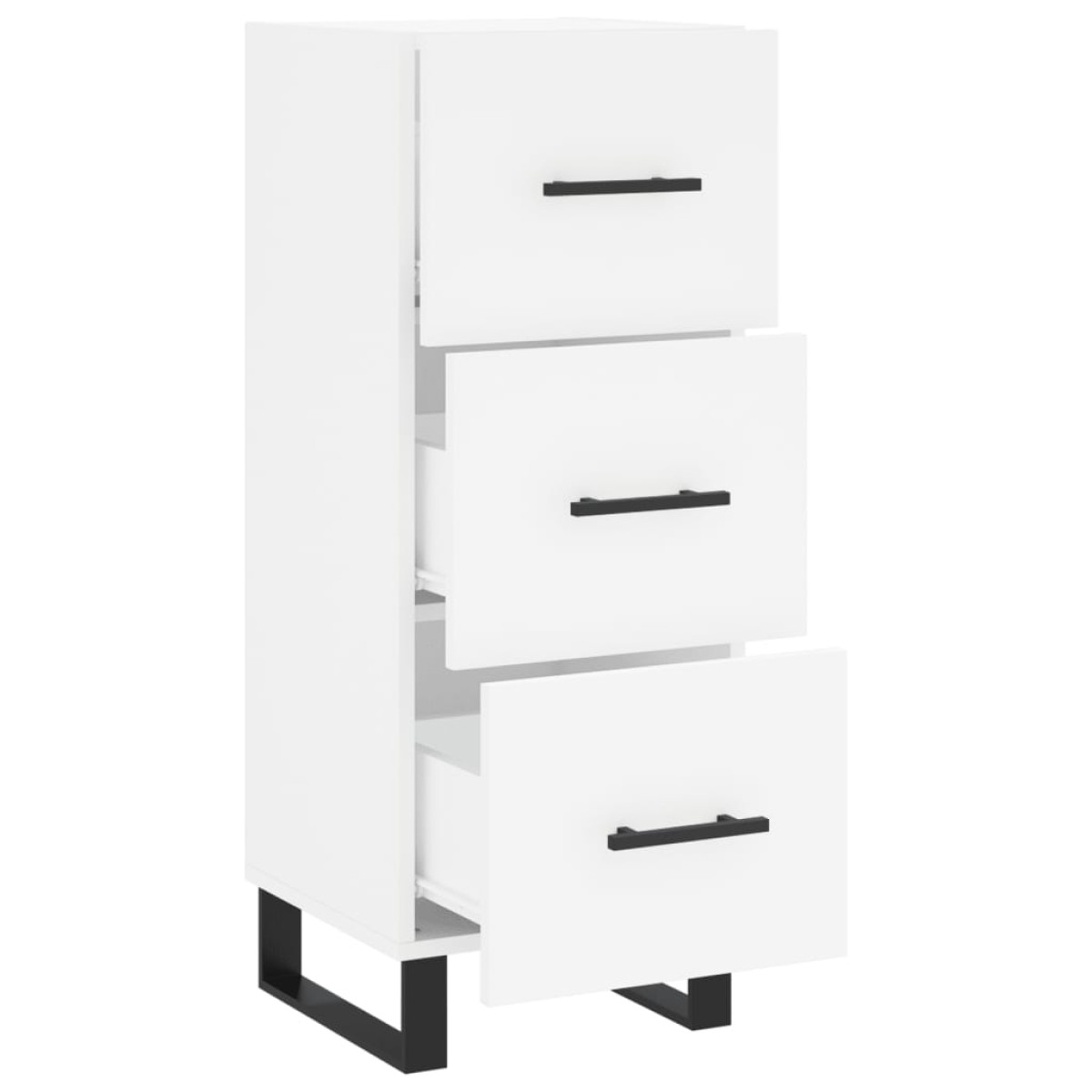 vidaXL Ντουλάπι Λευκό 34,5 x 34 x 90 εκ. από Επεξεργασμένο Ξύλο