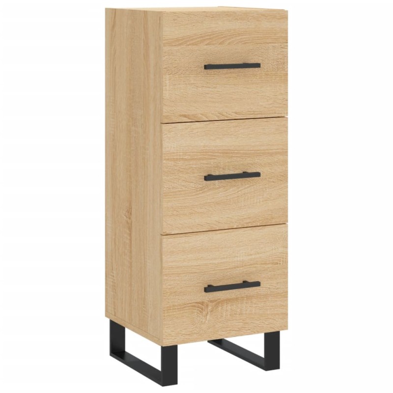 vidaXL Ντουλάπι Sonoma Δρυς 34,5x34x90 εκ. από Επεξεργασμένο Ξύλο