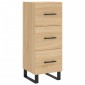 vidaXL Ντουλάπι Sonoma Δρυς 34,5x34x90 εκ. από Επεξεργασμένο Ξύλο