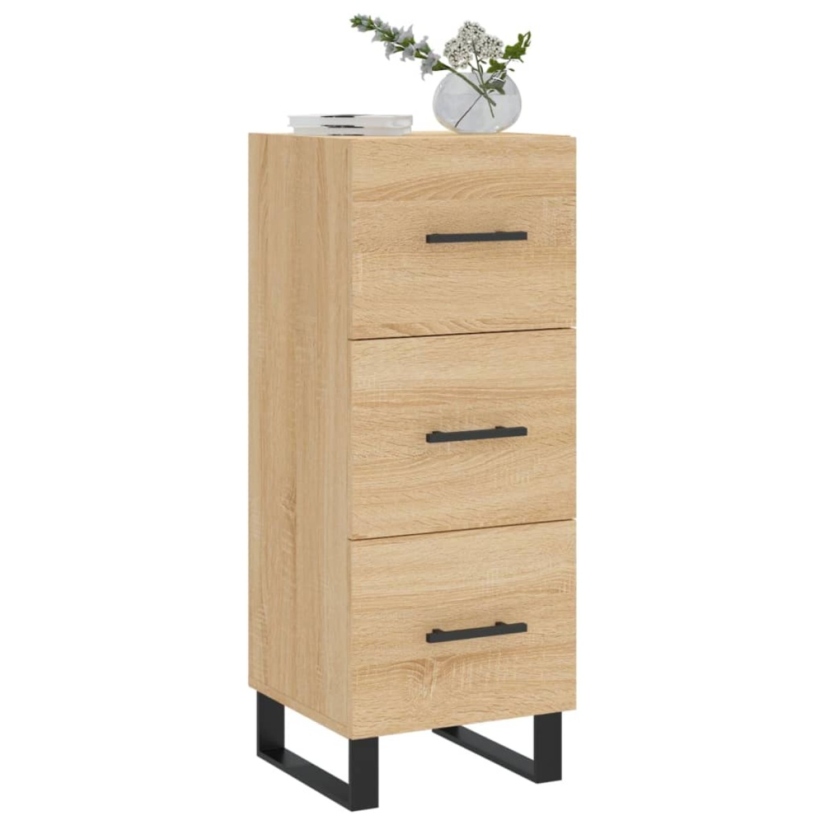 vidaXL Ντουλάπι Sonoma Δρυς 34,5x34x90 εκ. από Επεξεργασμένο Ξύλο