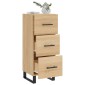 vidaXL Ντουλάπι Sonoma Δρυς 34,5x34x90 εκ. από Επεξεργασμένο Ξύλο