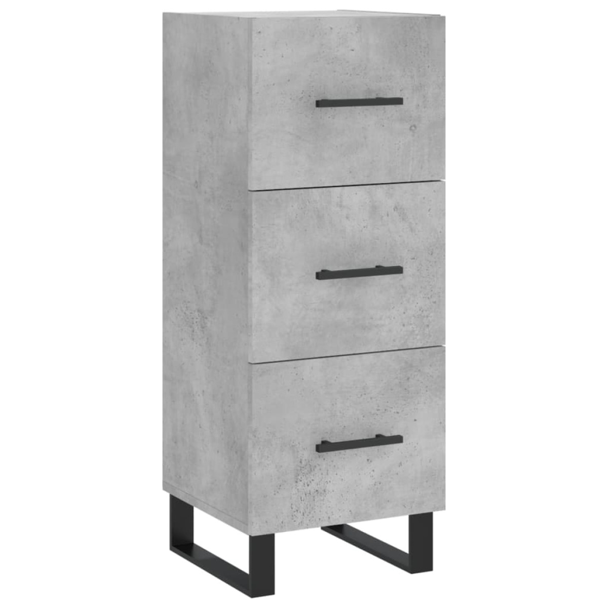 vidaXL Ντουλάπι Γκρι Σκυροδέματος 34,5x34x90 εκ. Επεξεργασμένο Ξύλο