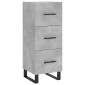 vidaXL Ντουλάπι Γκρι Σκυροδέματος 34,5x34x90 εκ. Επεξεργασμένο Ξύλο
