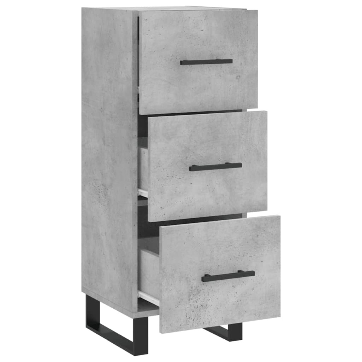 vidaXL Ντουλάπι Γκρι Σκυροδέματος 34,5x34x90 εκ. Επεξεργασμένο Ξύλο